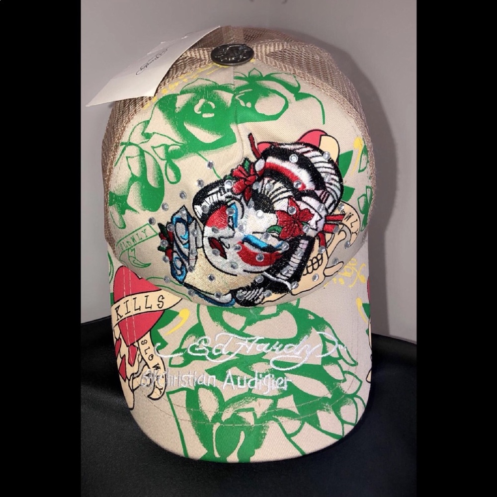 Ed Hardy trucker hat NWT